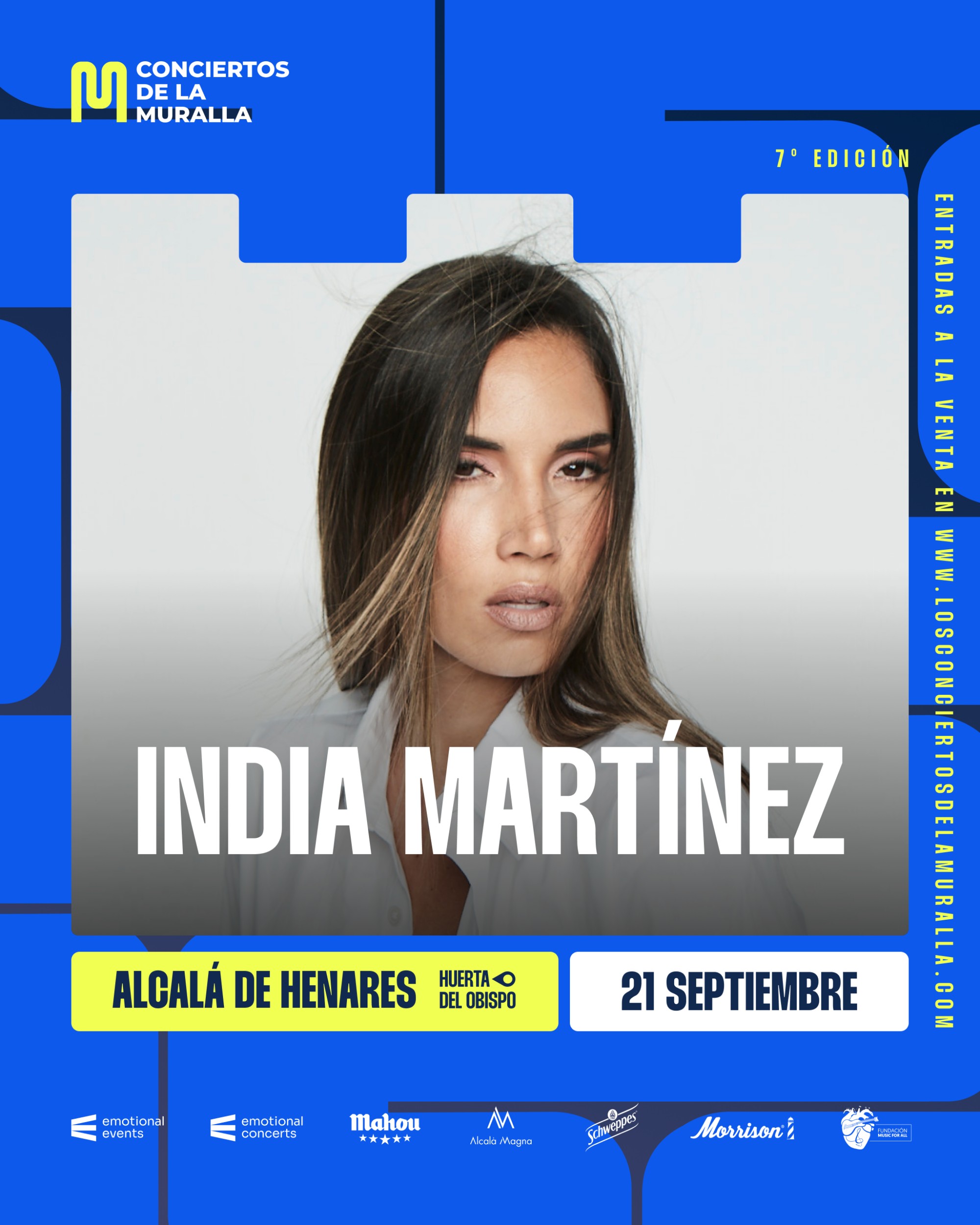 Lee más sobre el artículo Concierto India Martínez: Alcalá de Henares | 21 de septiembre – Entradas
